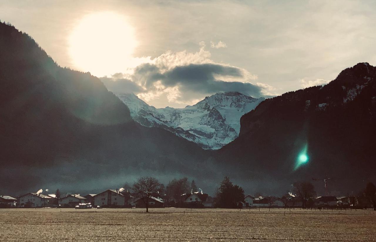 Appartement Gemuetliches Zuhause Mit Ausblick à Wilderswil Extérieur photo